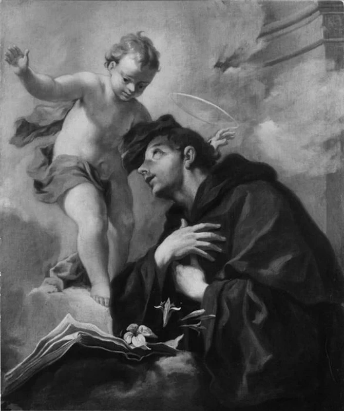  277-Giambattista Pittoni-Sant'Antonio da Padova con Gesù Bambino - Pordenone 